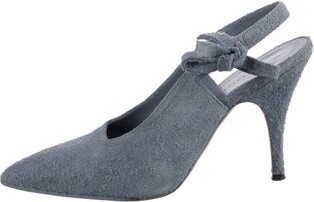 Victoria Beckham Suede Slingback Pumps