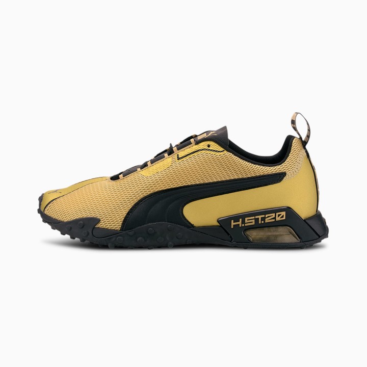 gold sneakers puma