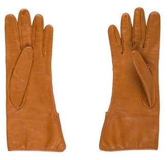 Burberry Leather Wrist Gloves