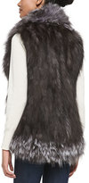 Thumbnail for your product : Adrienne Landau Fox Fur Vest