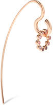 Thumbnail for your product : Charlotte Chesnais Swing 18-karat Rose Gold, Sapphire And Amethyst Earring
