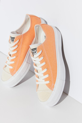 orange converse womens size 9