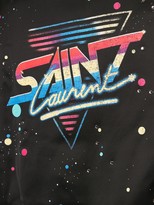 Thumbnail for your product : Saint Laurent Logo Print Varsity Jacket
