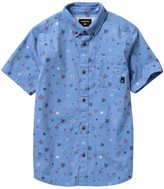 Quiksilver Boys Big Salty Palms Short Sleeve Youth Woven