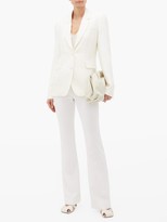 Thumbnail for your product : Altuzarra Serge High-rise Crepe Flared Trousers - White