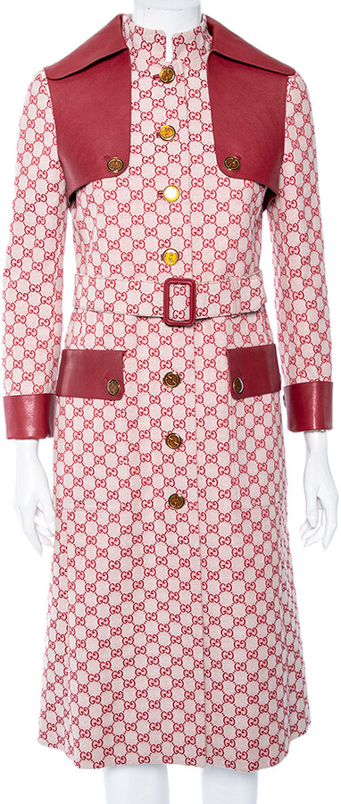 red gucci coat