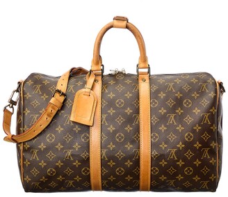 Louis Vuitton Monogram Canvas Keepall 45 Bandouliere (Authentic Pre-Owned)