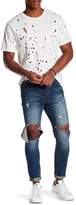 Thumbnail for your product : One Teaspoon Lightly Distressed Knee Cut Out Denim Jean