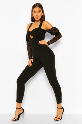 black lace jumpsuit australia