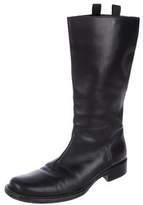 Thumbnail for your product : Prada Leather Mid-Calf Boots