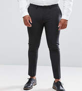 Thumbnail for your product : ASOS Design Plus Super Skinny Smart Trousers In Charcoal