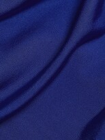 Thumbnail for your product : H A R B I S O N Comet Ruched Two-Tone Dress