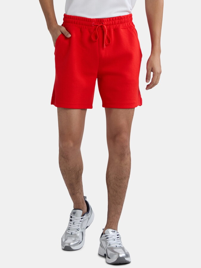 Athletic Works Men's and Men's Big Textured Shorts, 7" Inseam, Sizes S-3XL