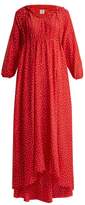 Thumbnail for your product : Vetements Polka-dot And Emjoi-print Hooded Silk Dress - Womens - Red Print