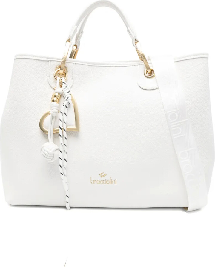 Braccialini Beth heart-charm tote bag