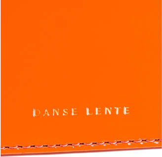 Danse Lente Patent Phoebe Bis Bag in Tangerine | FWRD