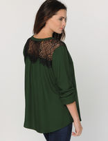 Thumbnail for your product : A Pea in the Pod Ella Moss Lace Back Maternity Top