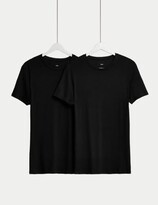 Thumbnail for your product : M&S Collection 2pk Heatgen™ Light Thermal Short Sleeve Top