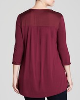 Thumbnail for your product : Vince Camuto Plus Zip Front Tunic