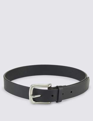 Marks and Spencer Kids' Leather Square Buckle Belt