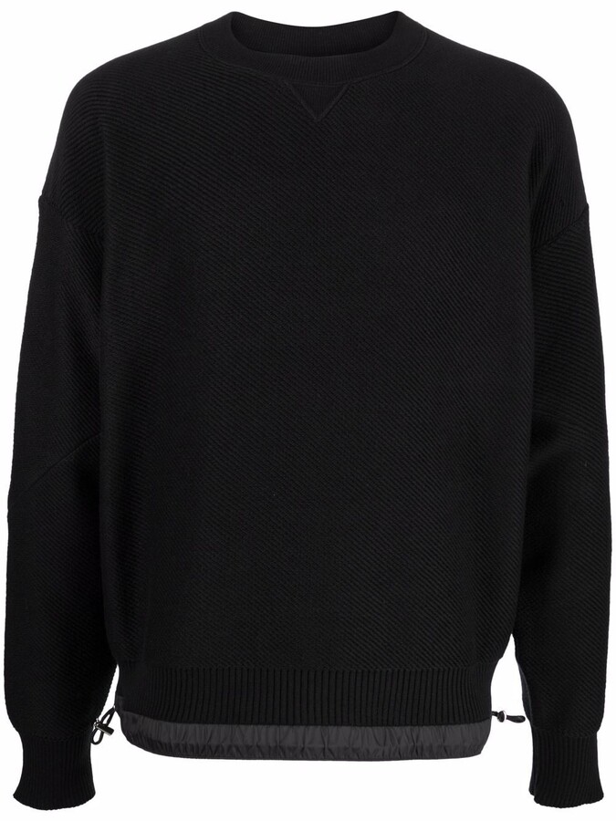 mens black jumper crew neck
