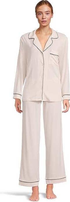 Eberjey Gisele - PJ Set Women's Pajama Sets Sorbet Pink/Black : 2XL, Modal/Spandex/Tencel