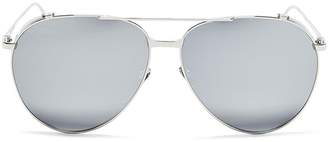 Linda Farrow Metal mirror aviator sunglasses