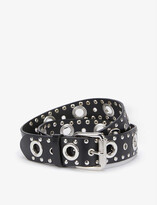 Thumbnail for your product : The Kooples Stud-embellished leather belt