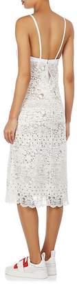 Paco Rabanne Women's Grommet-Accented Lace Slipdress