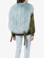Thumbnail for your product : Sandy Liang Ascher Fur Back Jacket