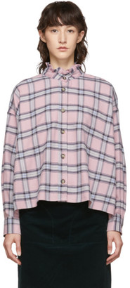 Etoile Isabel Marant Pink Check Ilaria Pilou Shirt