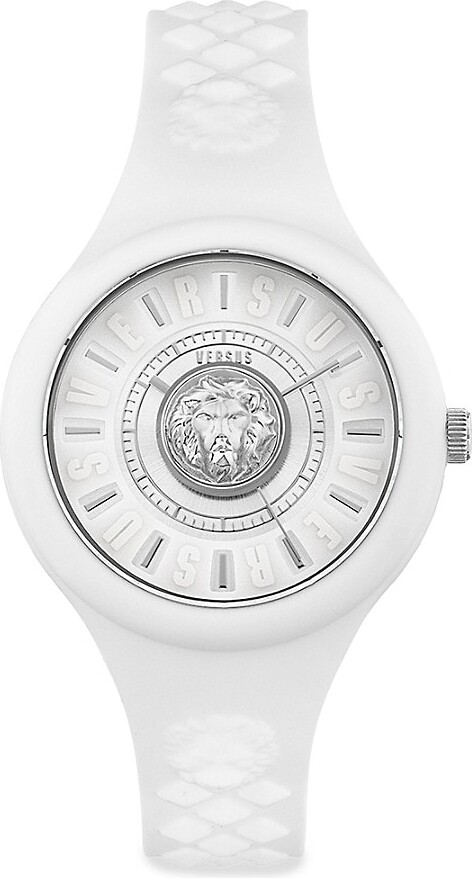 Versus Versace Fire Island 39MM Lion Silicone Watch