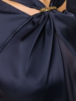 Thumbnail for your product : Victoria Beckham Twist Neck Floor-Length Gown