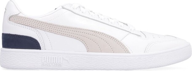 Puma Leather Men's White Shoes | ShopStyle