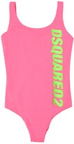 Thumbnail for your product : DSQUARED2 Logo Print Lycra One Piece Swimsuit