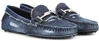 Tod's Gommino denim loafers