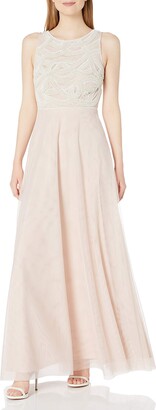 Adrianna Papell Women's Flutter Sleeve Beaded Gown - ShopStyle Teen Girls'  Dresses