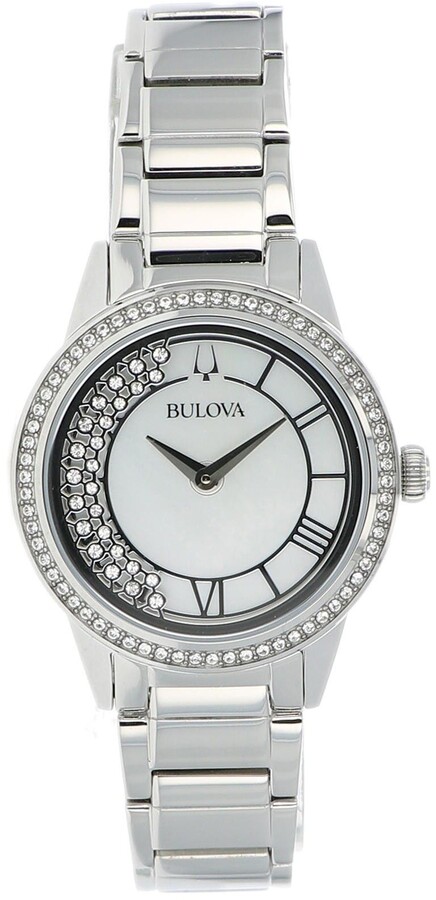 Bulova Women's TurnStyle Crystal Bracelet Watch, 32mm - ShopStyle  Accessories