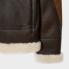 Paul Smith Men's Brown Shearling And Lamb Leather Jacket