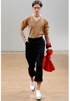 Thumbnail for your product : J.W.Anderson Gathered Sleeves Wool Blend Sweater