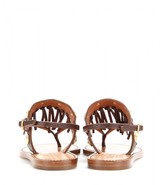 Thumbnail for your product : Valentino C-Rockee fringed leather sandals