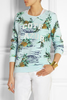 Thumbnail for your product : Zoe Karssen Paradise printed cotton-blend jersey sweatshirt