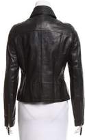 Thumbnail for your product : Burberry Double-Breasted Leather Jacket