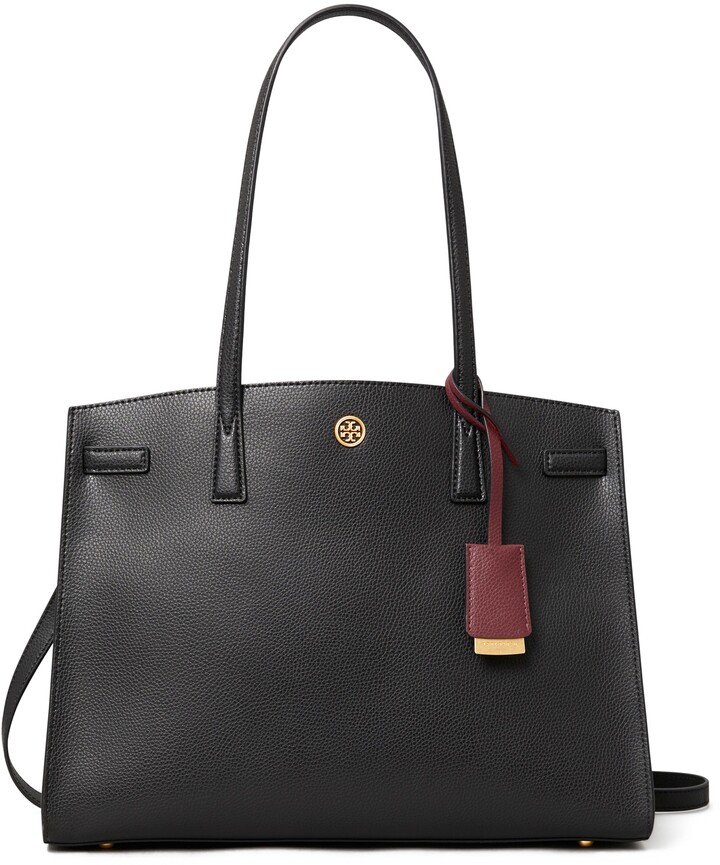 Tory Burch Walker Leather Satchel ShopStyle