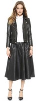 Thumbnail for your product : OAK Harper Leather Skirt