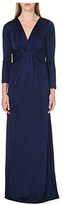 Thumbnail for your product : Diane von Furstenberg Fitted long-sleeve gown
