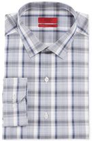 Thumbnail for your product : Alfani RED Fitted White and Blue Large Plaid Performance Dress Shirt