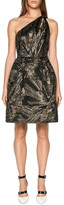 Thumbnail for your product : Metallic Jacquard One Shoulder Dress