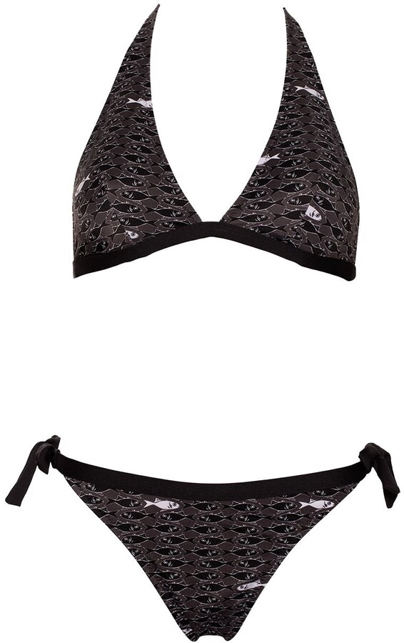 Aulala X Lorieux Artistic Bikini Miami Black ShopStyle Two Piece