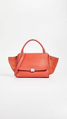 What Goes Around Comes Around Celine Leather Trapeze Bag